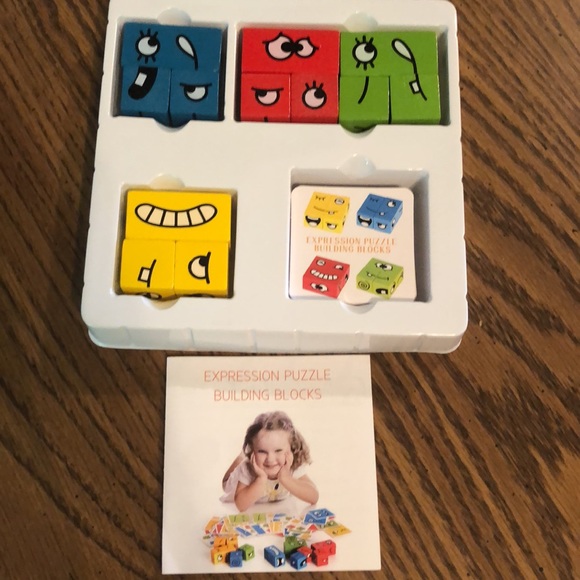 Expression Puzzle Building Blocks - Picture 2 of 2